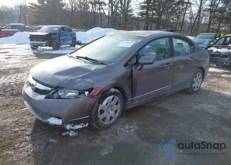 2009 Honda Civic Lx from USA, damaged, VIN 1HGFA165X9L014484